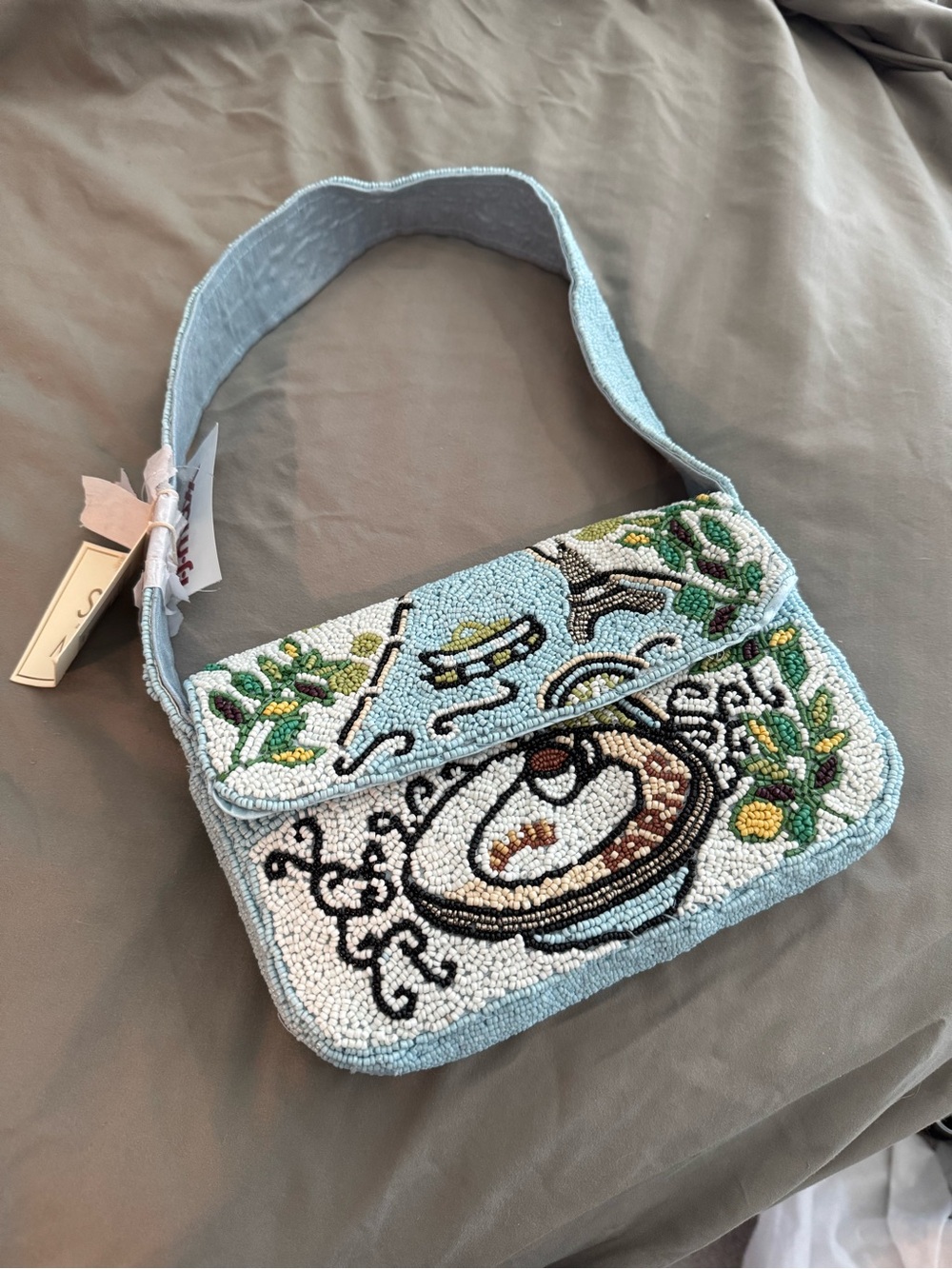 Paris Beaded Shoulder Bag